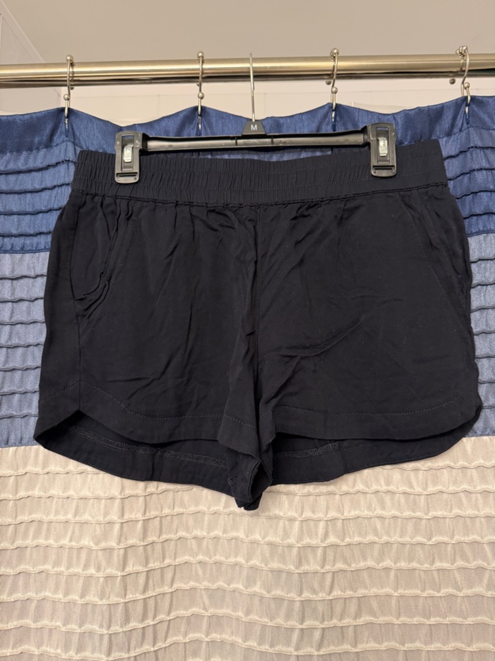 Maurices Navy Blue Lounge Shorts with Elastic Waist